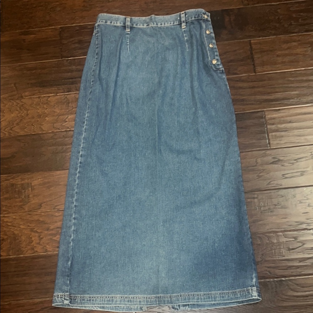 GAP Classic Denim Maxi Skirt SIZE 10